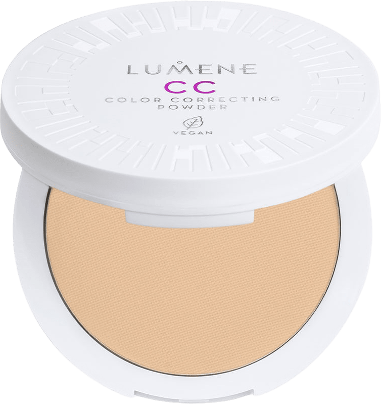 CC Color Correcting Powder, från Lumene, i färgen 4.