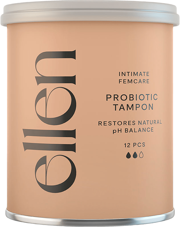 ellen® Probiotic Tampon Medium 12 pcs