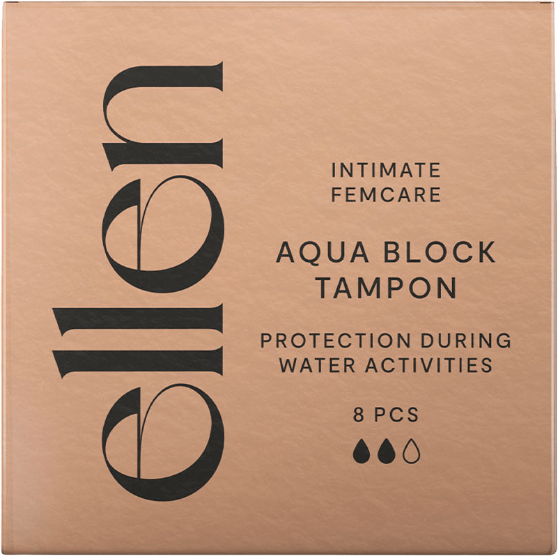 ellen® Aqua Block Tampon 8 pcs, från ellen.