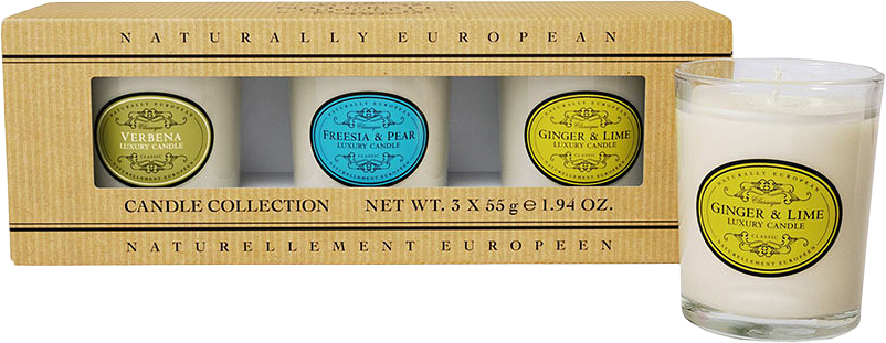 Candle Set, från Naturally European, i färgen Mixed.