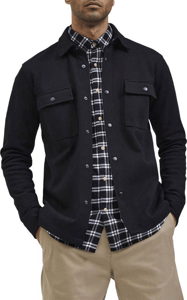 Slhjackie Sweat Jacket, från Selected Homme, i färgen Black.