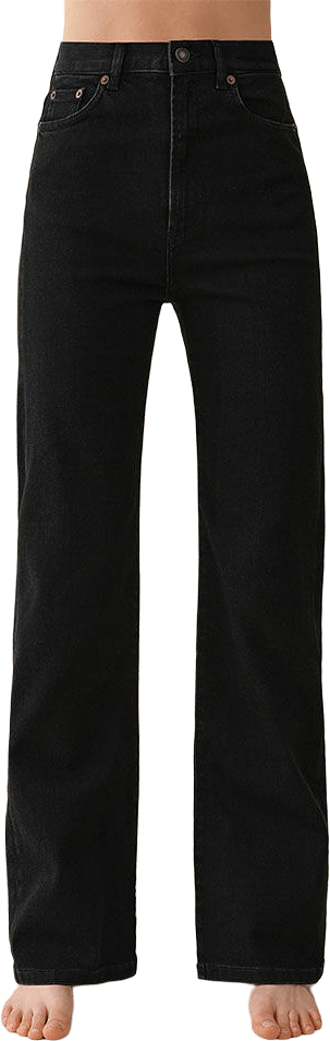 PW008 Pyramid Jeans, från Jeanerica, i färgen Black 2 Weeks.