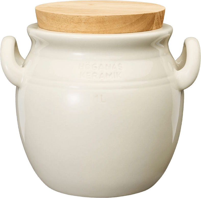 Höganäs Keramik Krus 1L- Sand, från Rörstrand, i färgen Beige.