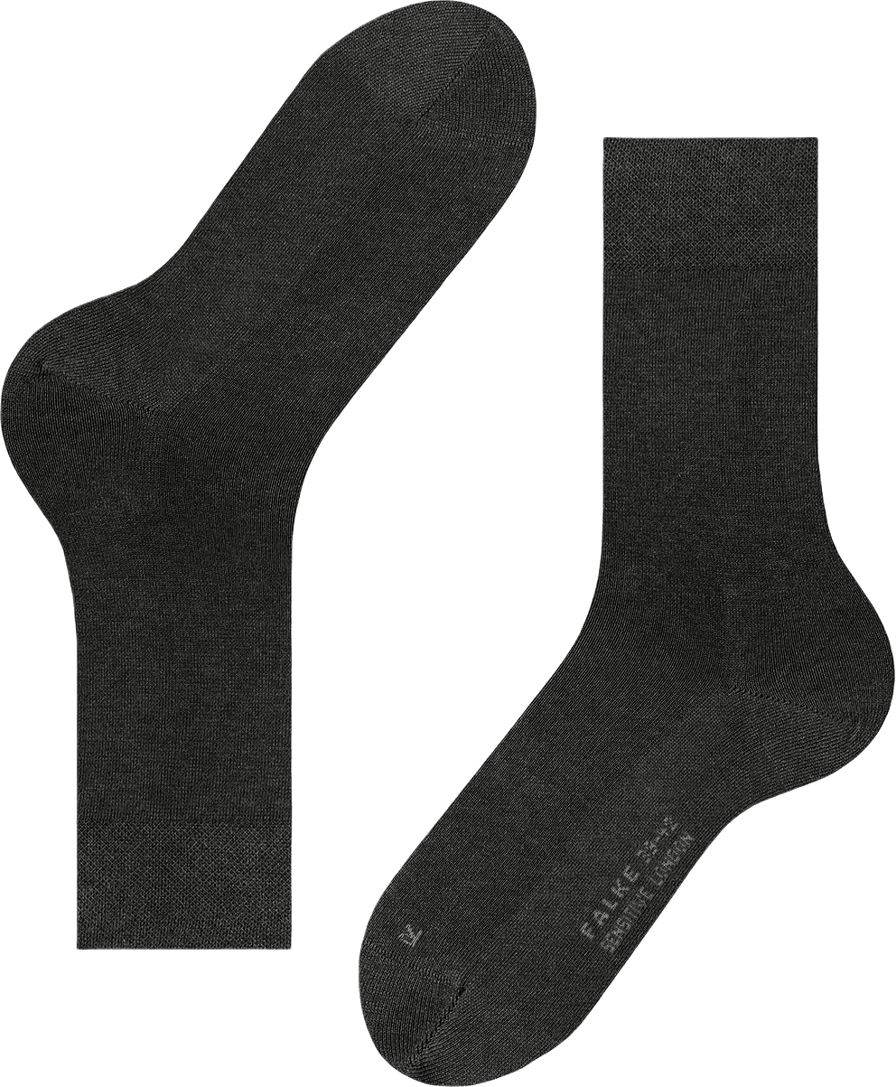 Sensitive London Socks, från Falke, i färgen Anthra.mel.