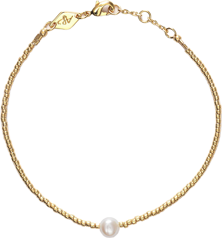 Pearly Bracelet, från Anni Lu, i färgen Gold.