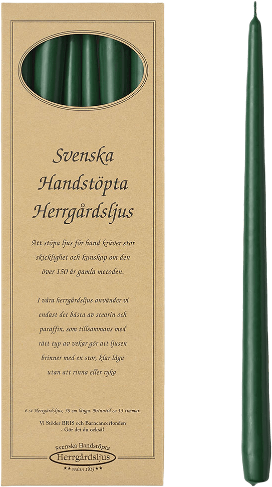 Svenska Handsstöpa Herrgårdsljus, 6-pack