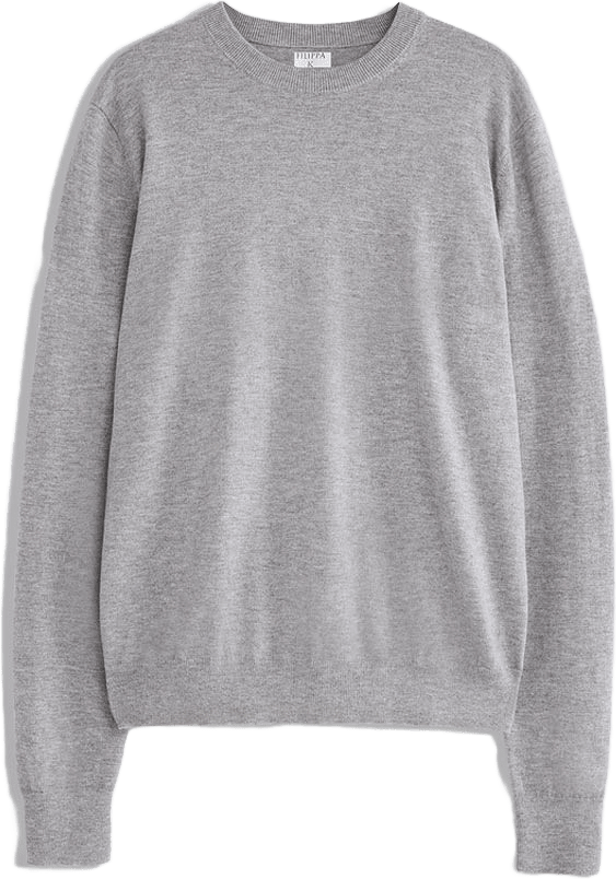 Cotton Merino Sweater, från Filippa K, i färgen Light Grey.
