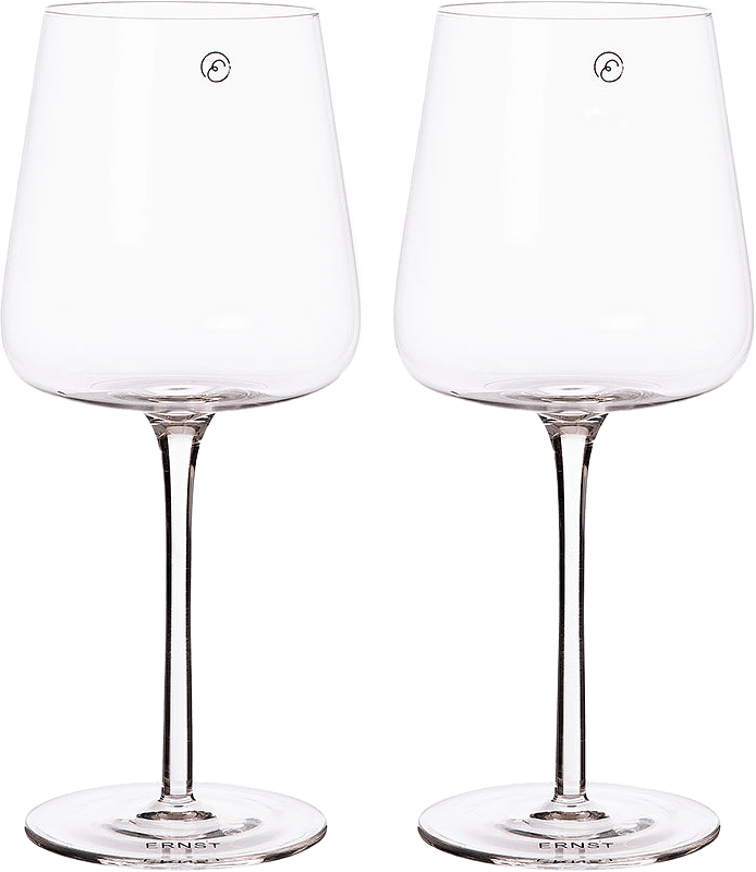 ERNST Rödvinsglas 2-pack, från ERNST, i färgen Klar.