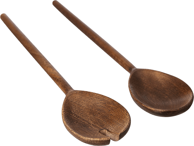 ERNST Salladsbestick, från ERNST, i färgen Mörkbrun.