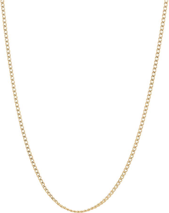 Charmentity Chain Cuban 45 cm Gold, från Edblad, i färgen Gold.