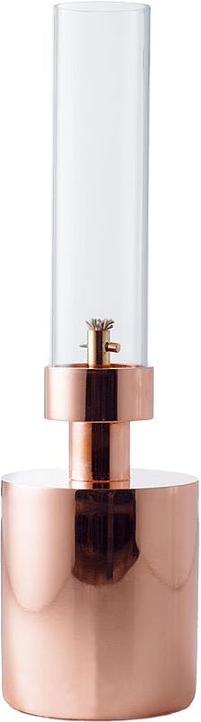 Patina Mini Oil Lamp, från Klong, i färgen Copper.