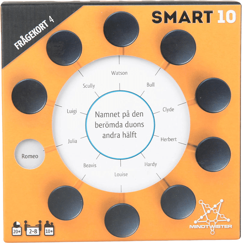 Smart10 Frågekort 4, från MINDTWISTER.