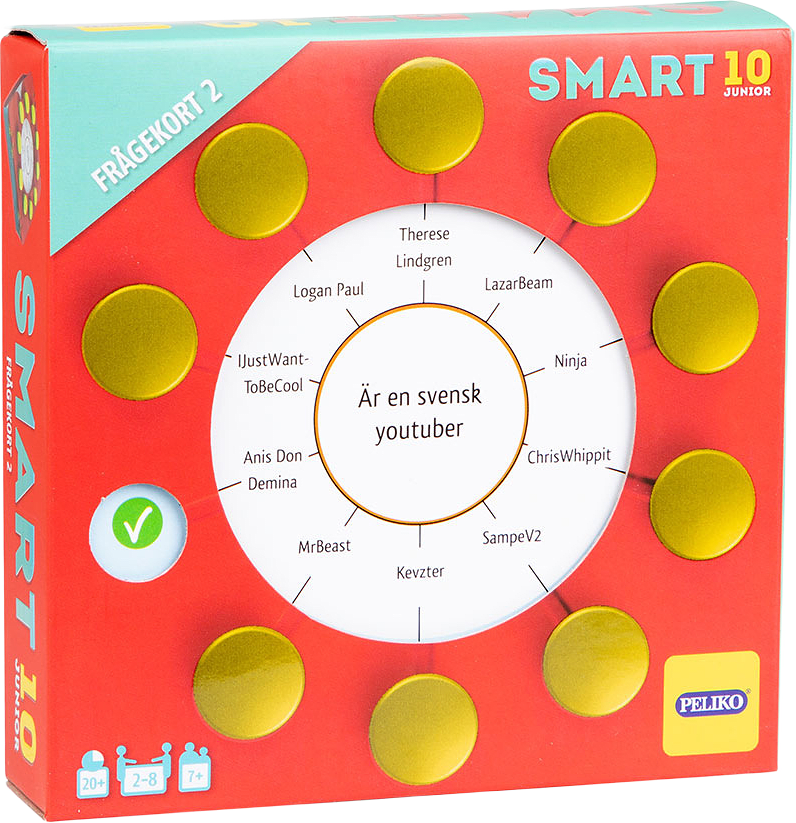 SMART10 Frågekort Junior, från MINDTWISTER.