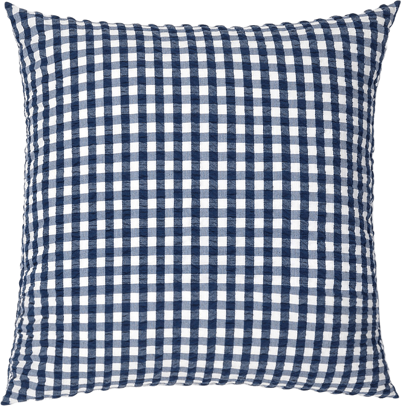 Bæk&Bølge Örngott, från JUNA, i färgen Mörkblå/Vit.