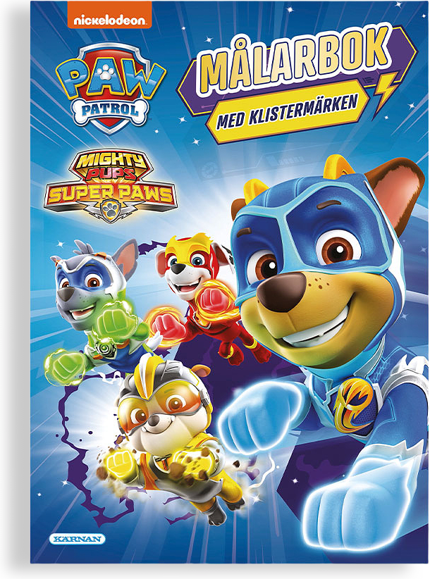 Paw Patrol målarbok