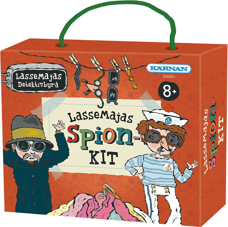 Lassemajas spionkit, från KÄRNAN.