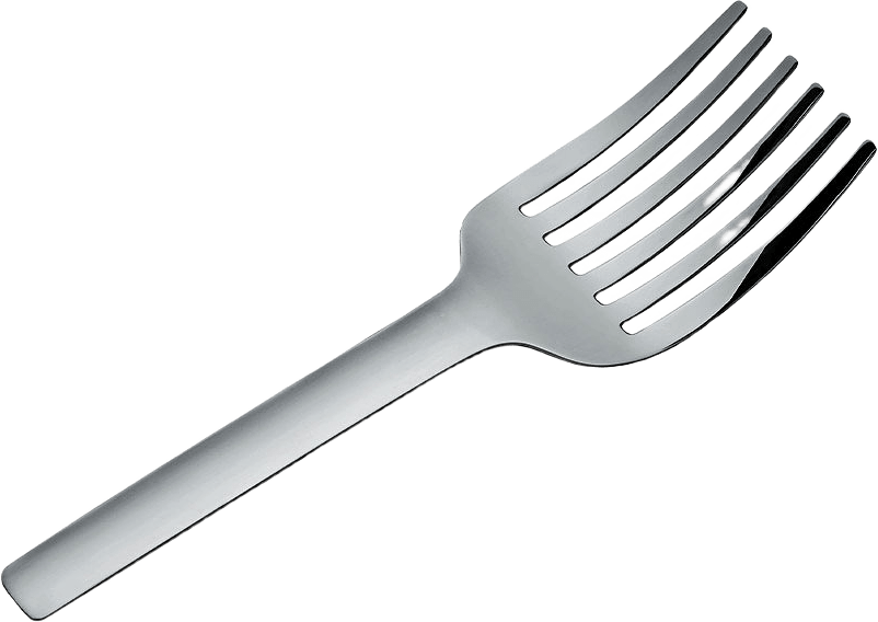 Spaghettigaffel, från Alessi, i färgen Rostfritt Stål.