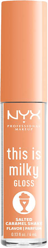 This Is Milky Gloss, från NYX Professional Makeup, i färgen Salted Caramel Shake.
