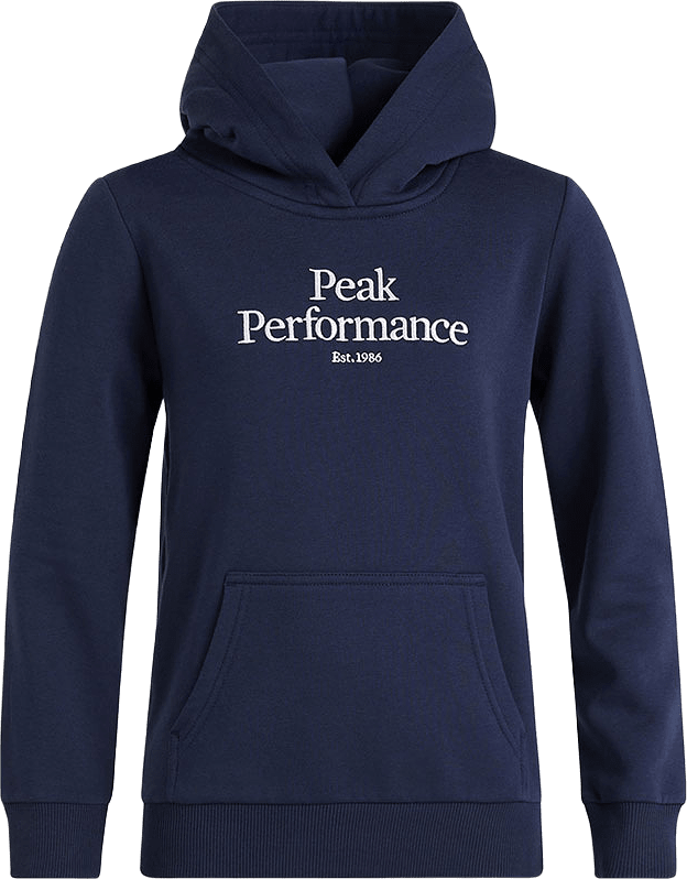 Jr Original Hood, från Peak Performance, i färgen Blue Shadow.