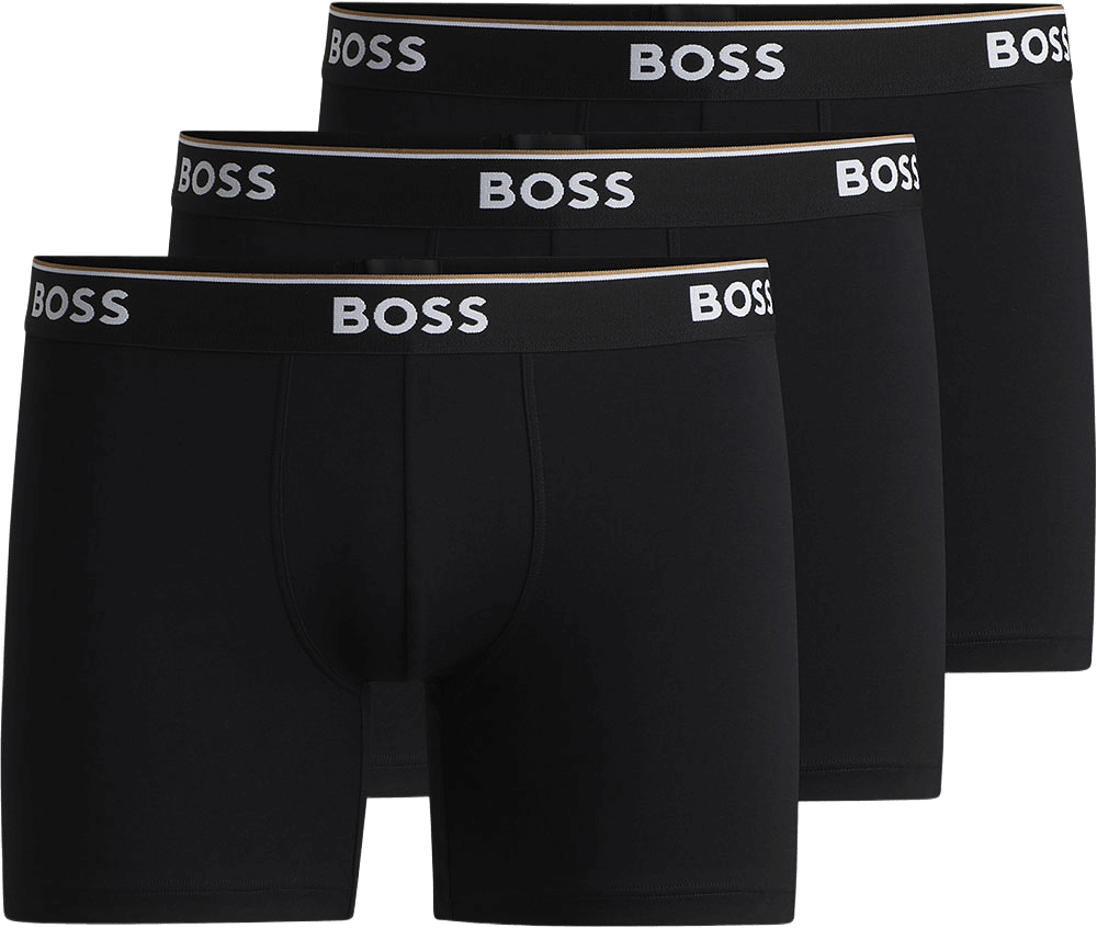 BoxerBr 3P Power, från HUGO BOSS, i färgen Black.