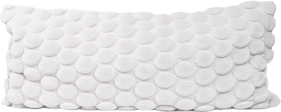 Long Cushion Cover Egg, från Ceannis, i färgen White.