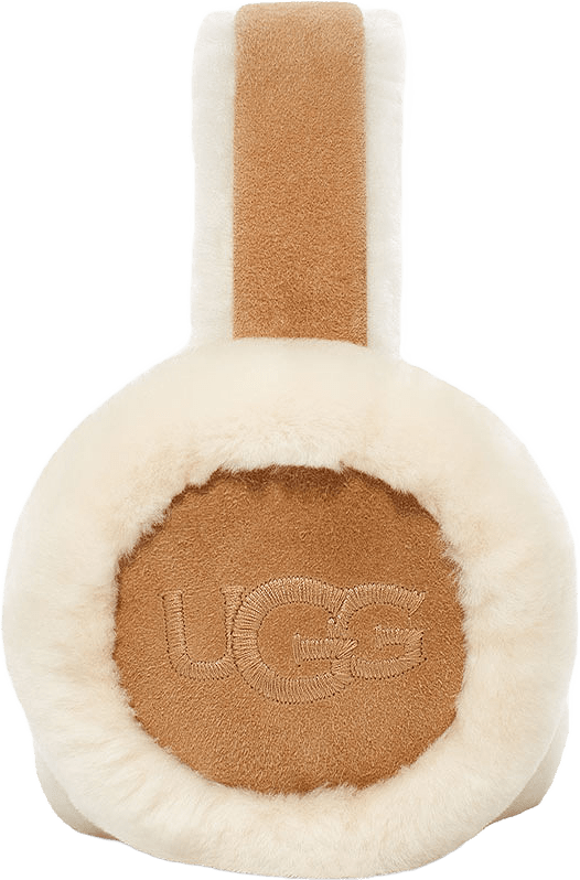 Embroidered Logo Earmuff, från Ugg, i färgen Chestnut.