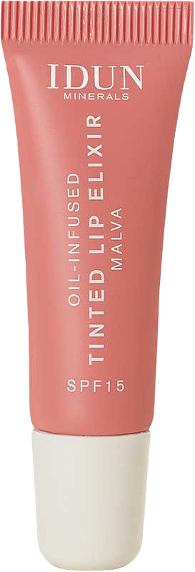 Oil-Infused Tinted Lip Elixir Malva Coral Beige, från IDUN Minerals, i färgen Malva.