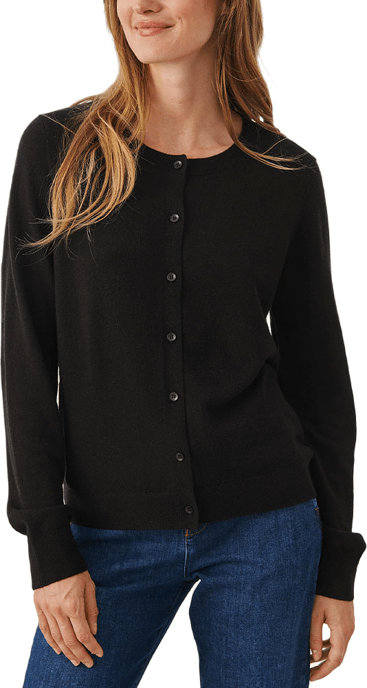 EllahPW Cardigan, från Part Two, i färgen Black.