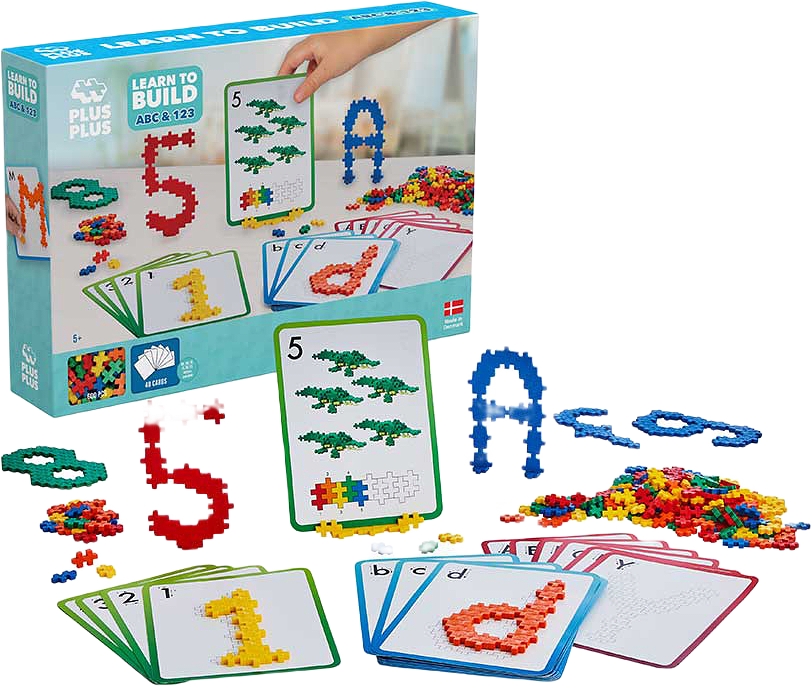 Learn To Build ABC & 123, från PLUS PLUS.