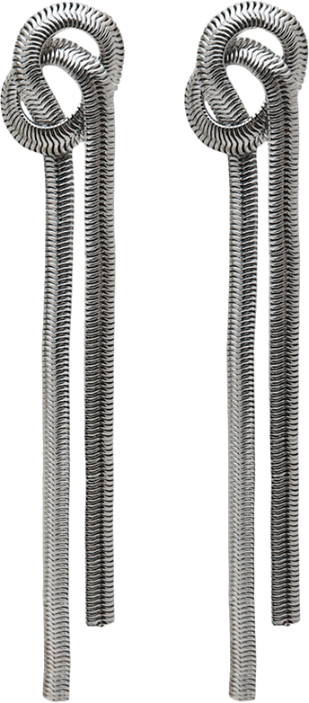 KNUT ÖRHÄNGEN, från WOS, i färgen Silver.