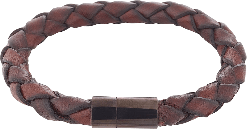 John Bracelet Leather Dark, från Edblad, i färgen Steel.