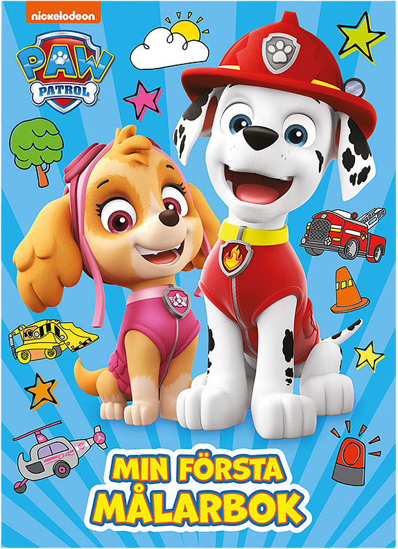 Paw Patrol: Min första målarbok, från Tukan.