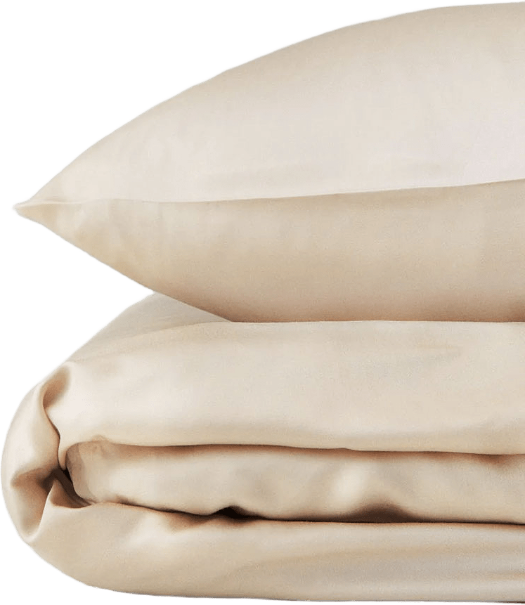 Bambu lyocell Bäddset dubbel 220x220, från Movesgood, i färgen Sand.