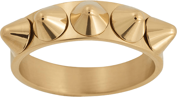 Peak Ring Single Gold, från Edblad, i färgen Gold.