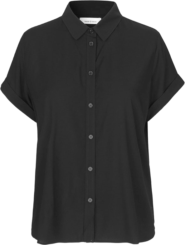 MAJAN SS SHIRT 9942, från SAMSOE SAMSOE, i färgen Black.