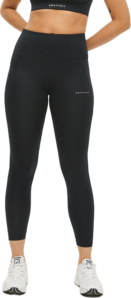Flattering Curved High Waist Tights, från Röhnisch, i färgen Black.