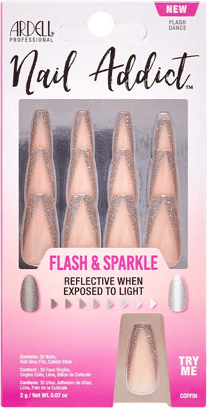 Nail Addict Flash & Sparkle Flash Dance, från Ardell, i färgen Flash Dance.