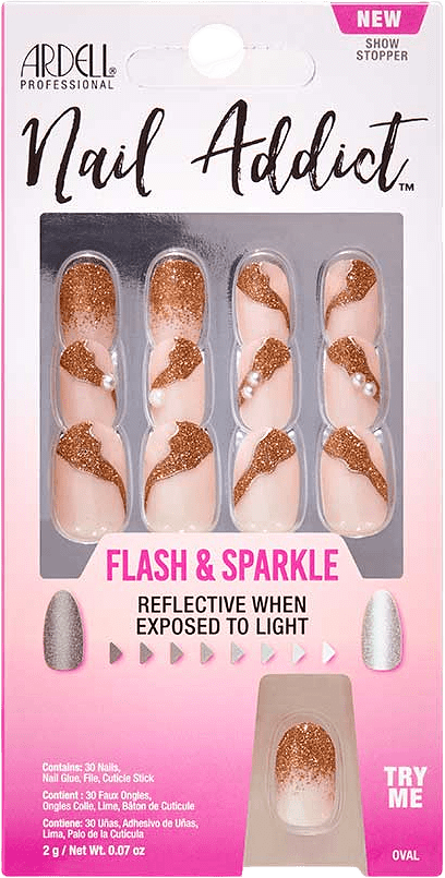 Nail Addict Flash & Sparkle Show Stopper, från Ardell, i färgen Show Stopper.