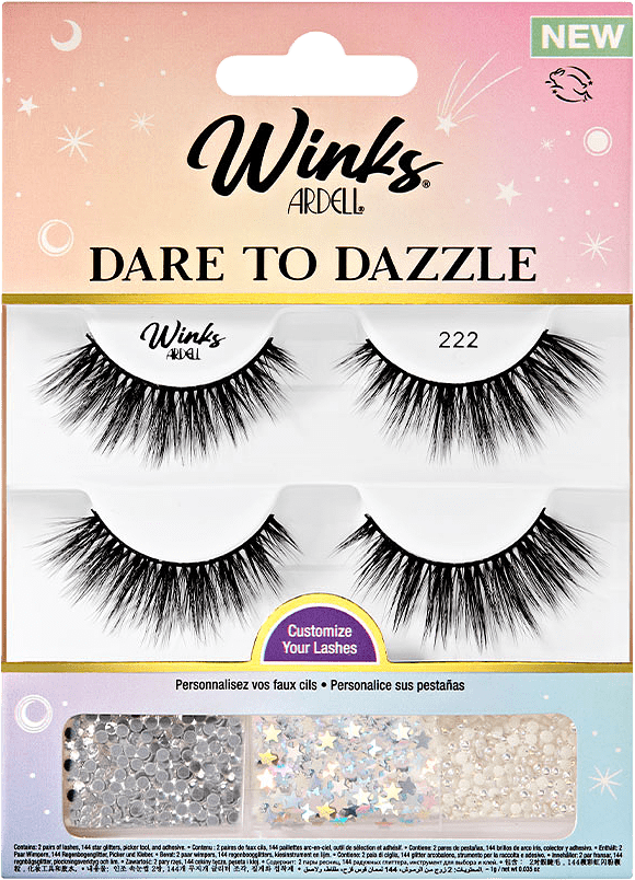 Winks Dare to Dazzle 222 Diamonds & Pearls, från Ardell, i färgen Diamonds & Pearls.