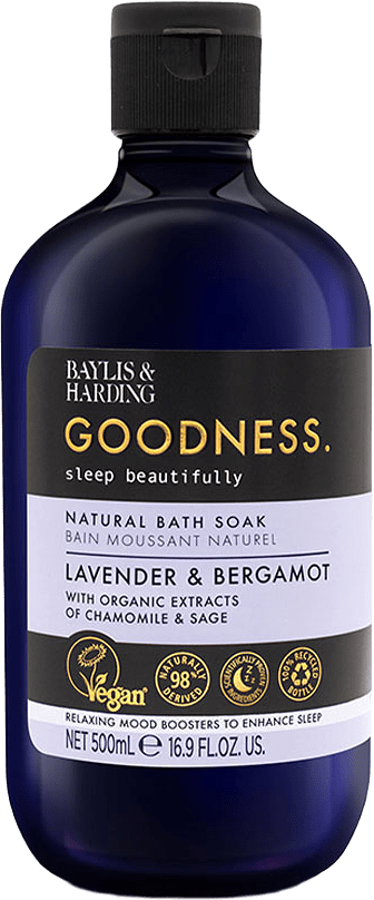 Goodness Sleep Lavender & Bergamot Bath Soak, från Baylis & Harding, i färgen Lavender & Bergamot.
