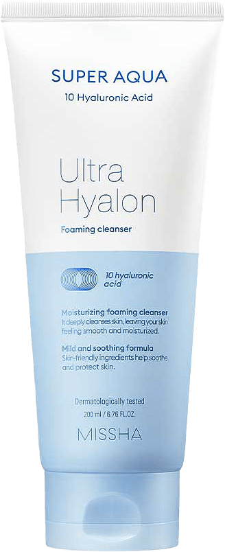 Super Aqua Ultra Hyalron Cleansing Foam, från MISSHA.