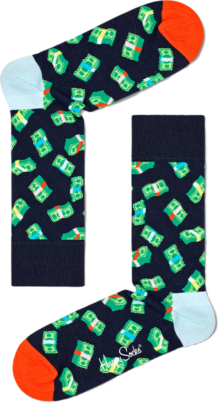 Money Money Sock, från Happy Socks, i färgen Dark Blue/Navy.