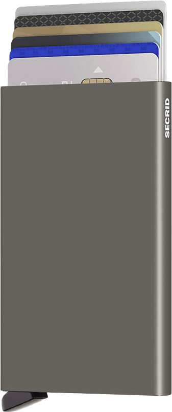Cardprotector, från Secrid, i färgen Earth Grey.