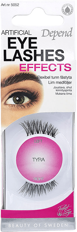 Eyelashes TYRA, från Depend, i färgen Tyra.