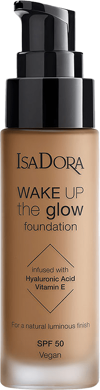 Wake Up The Glow Foundation, från IsaDora, i färgen 7n.