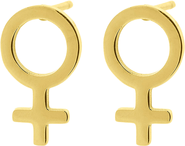 Venus Studs Gold, från Edblad, i färgen Gold.