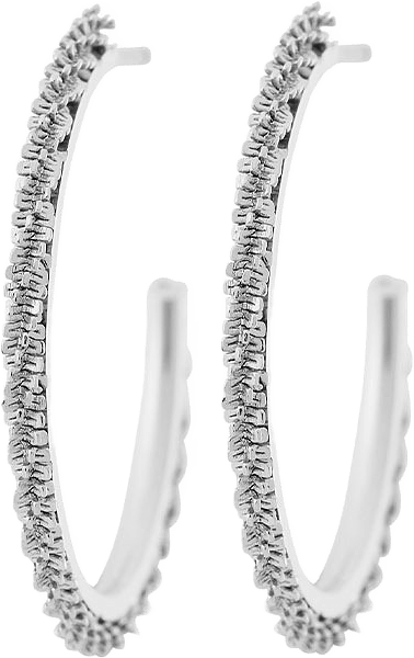 Tinsel Thin Creoles S Steel, från Edblad, i färgen Steel.