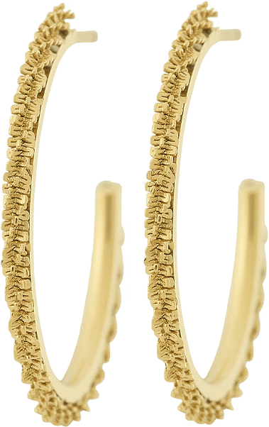 Tinsel Thin Creoles S Gold, från Edblad, i färgen Gold.