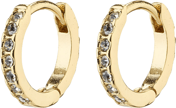 Ebna Earrings, från Pilgrim, i färgen Gold Plated.