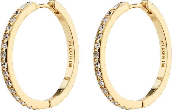 Ebna Earrings, från Pilgrim, i färgen Gold Plated.